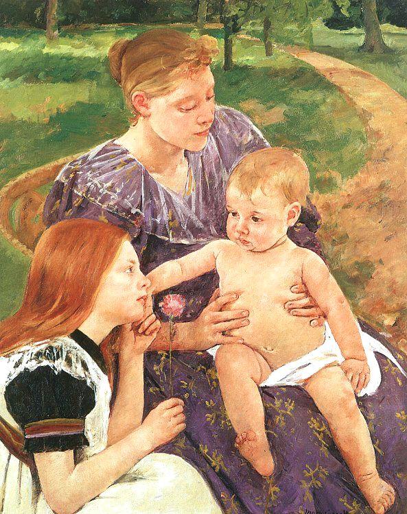 Mary Cassatt The Family oil painting image